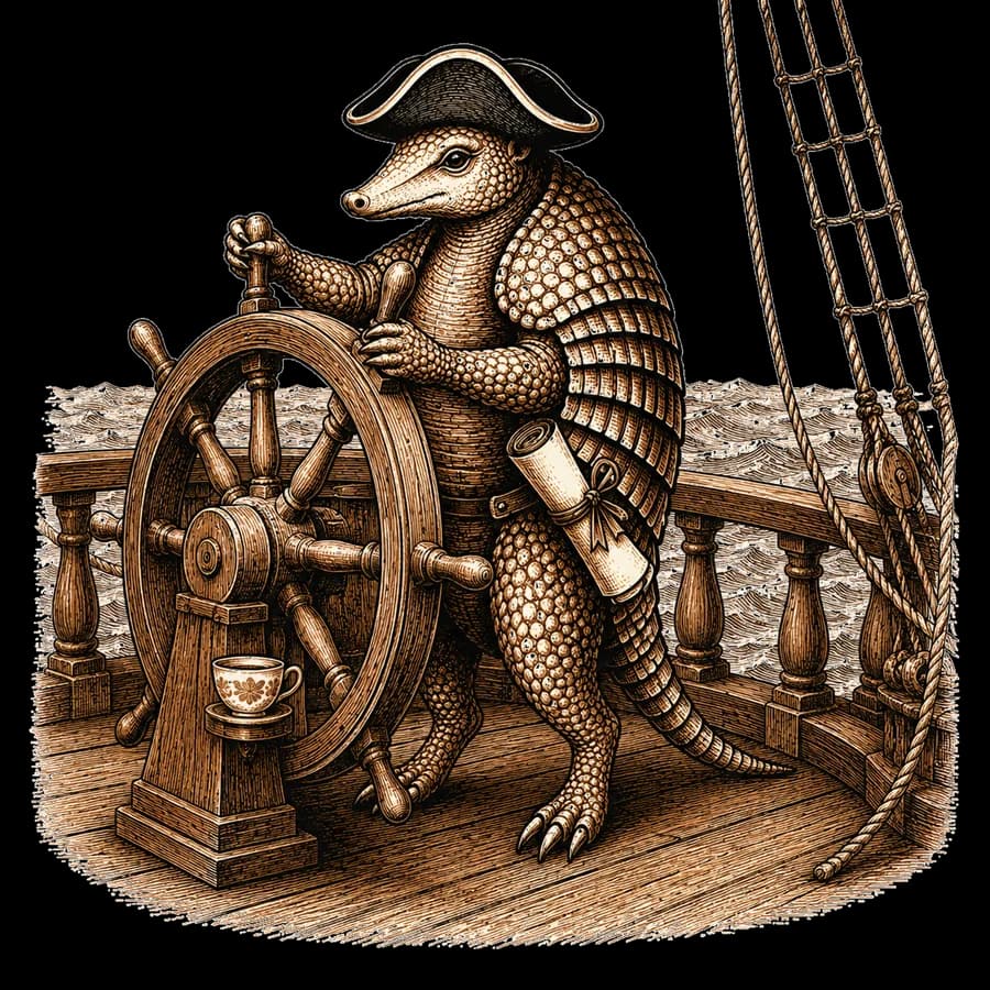 Revere, the Austin Tea Party armadillo